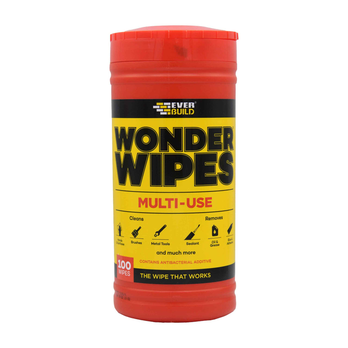 Everbuild Wonder Wipes Multi Purpose (Tub 100)