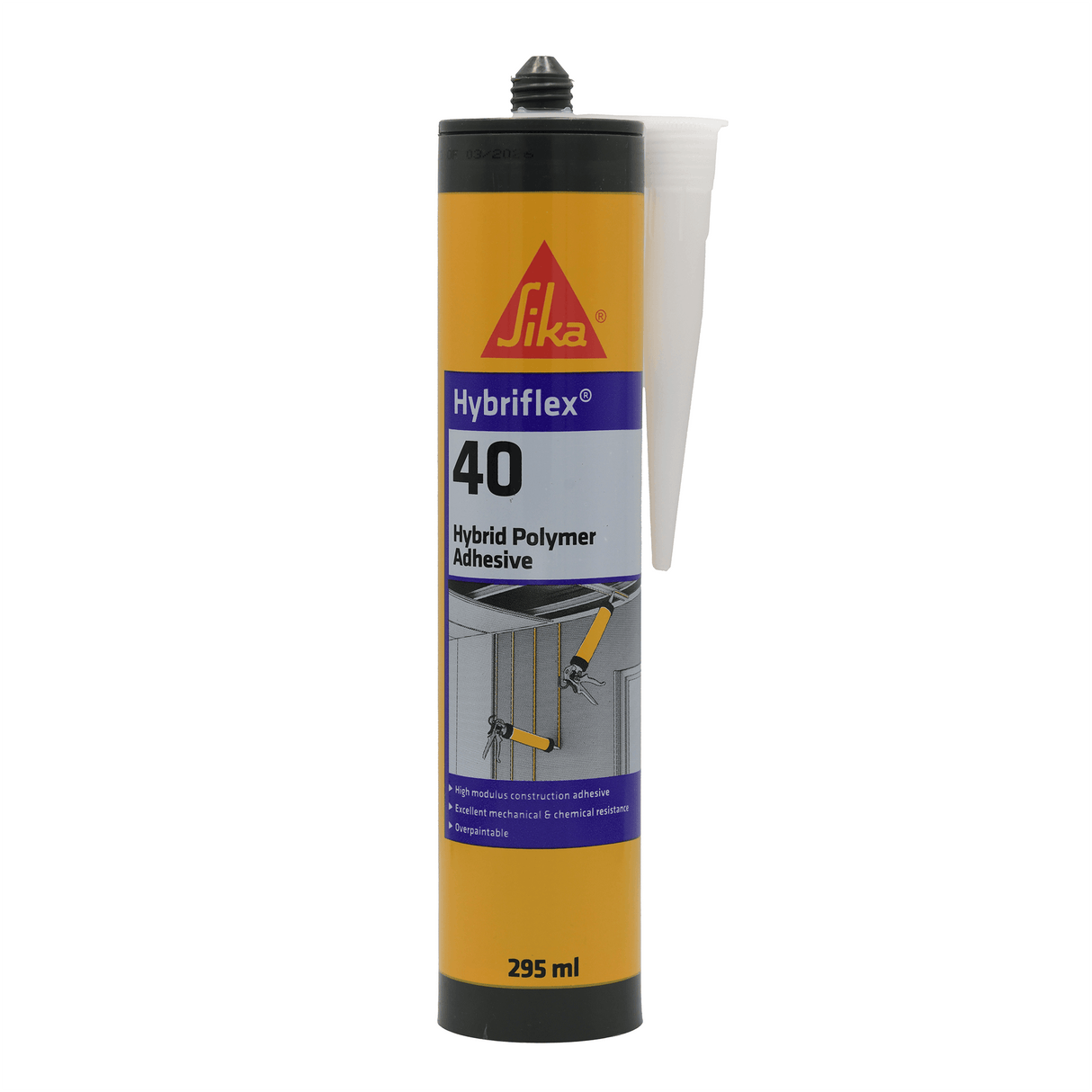 High grab hybrid adhesive 290ml Sika Hybriflex 40 Grey