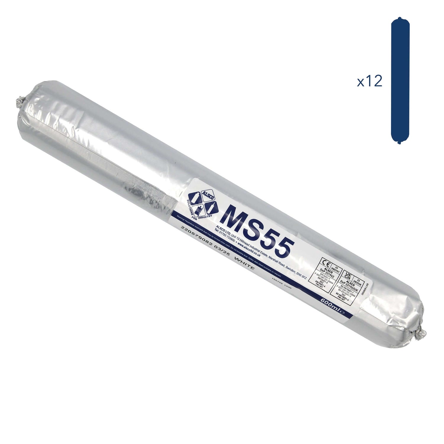 Alsco MS55 High Tack Polymer Adhesive White 600ml