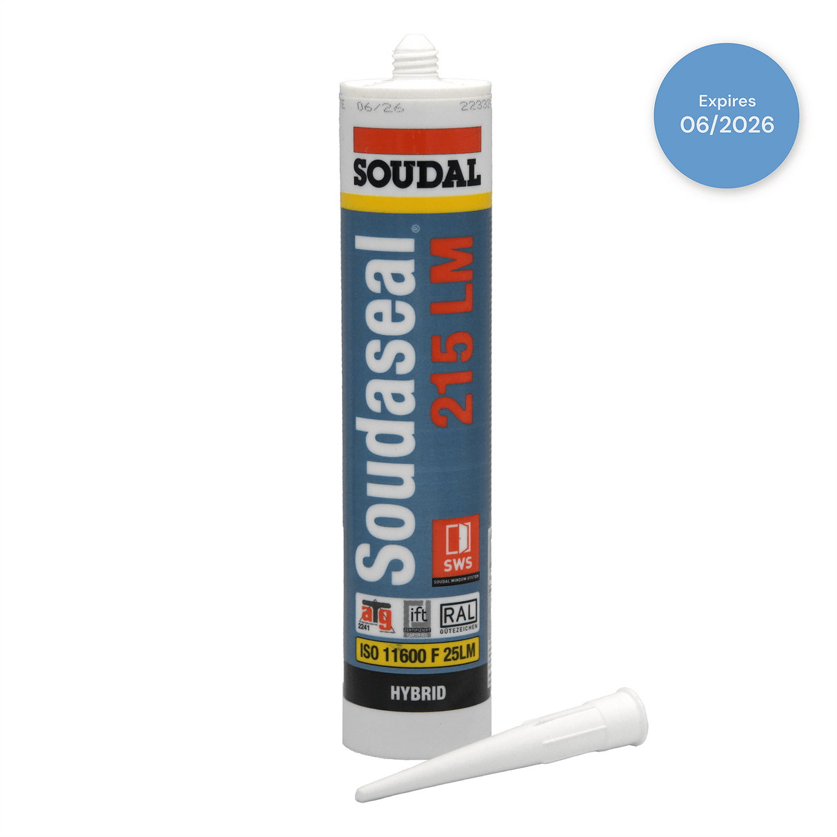 Soudaseal 215LM (Soudal Window System) Polymer Sealant White 290ml