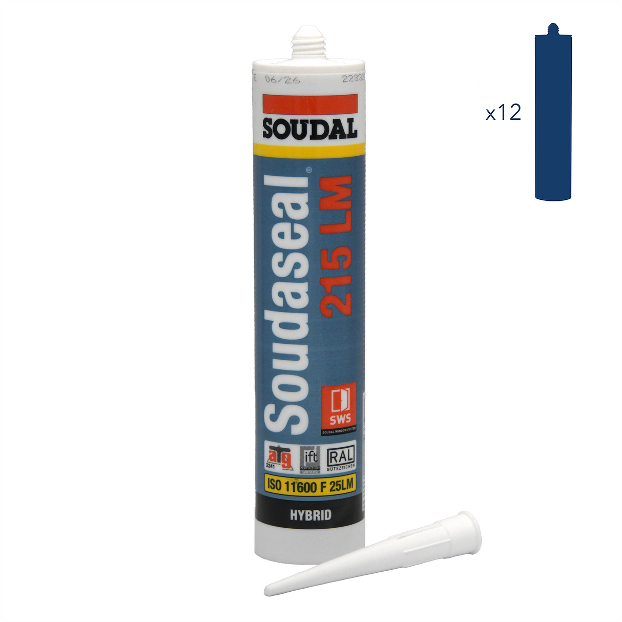 Soudaseal 215LM (Soudal Window System) Polymer Sealant White 290ml