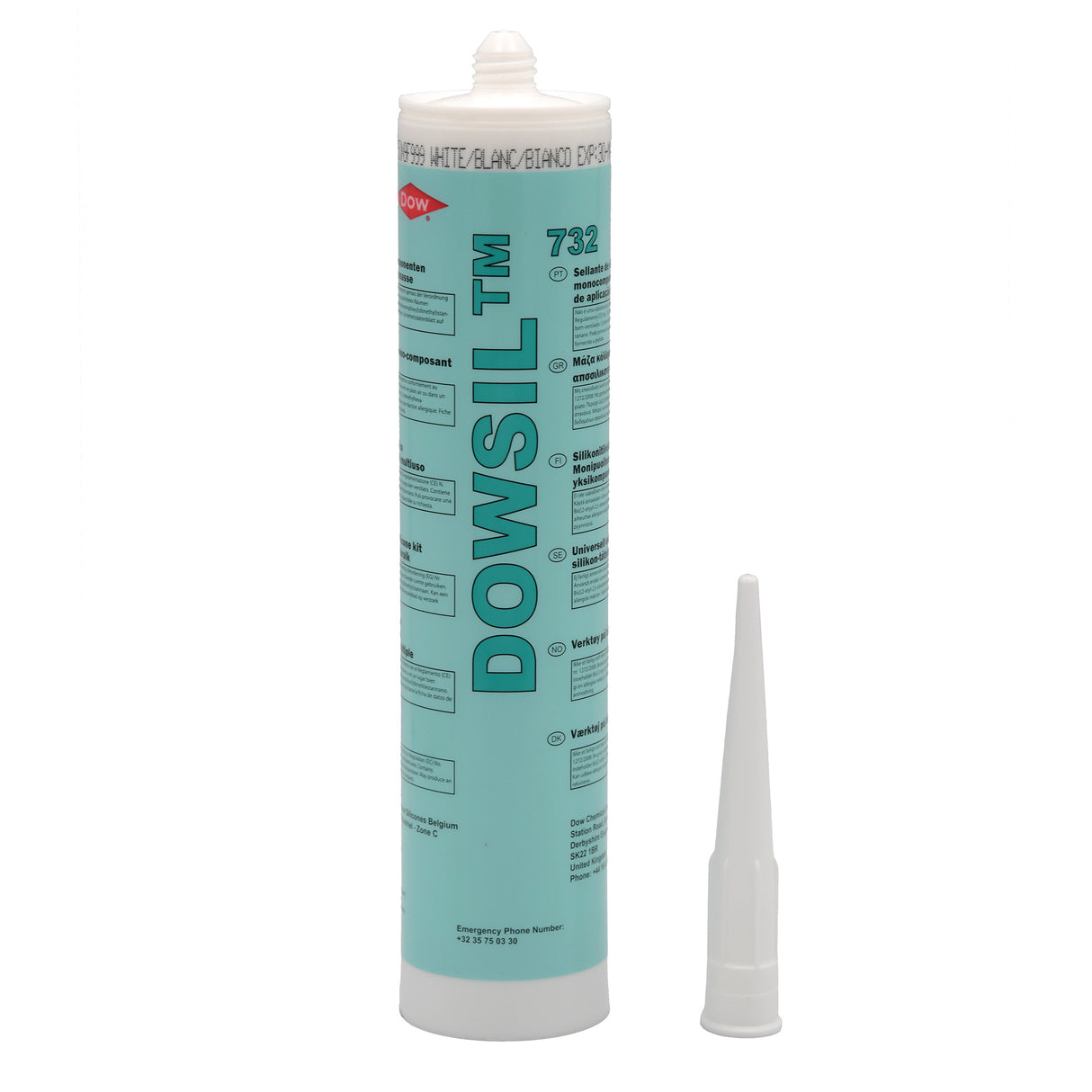 Dowsil 732 Acetoxy Cure Silicone Sealant 310ml