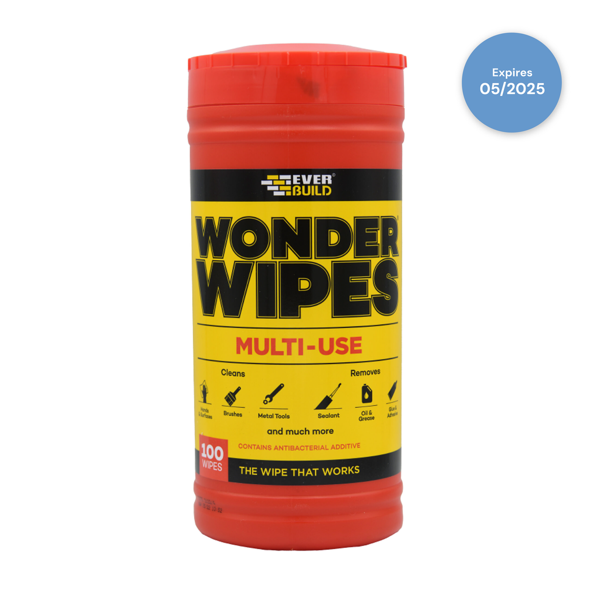 Everbuild Wonder Wipes Multi Purpose (Tub 100)