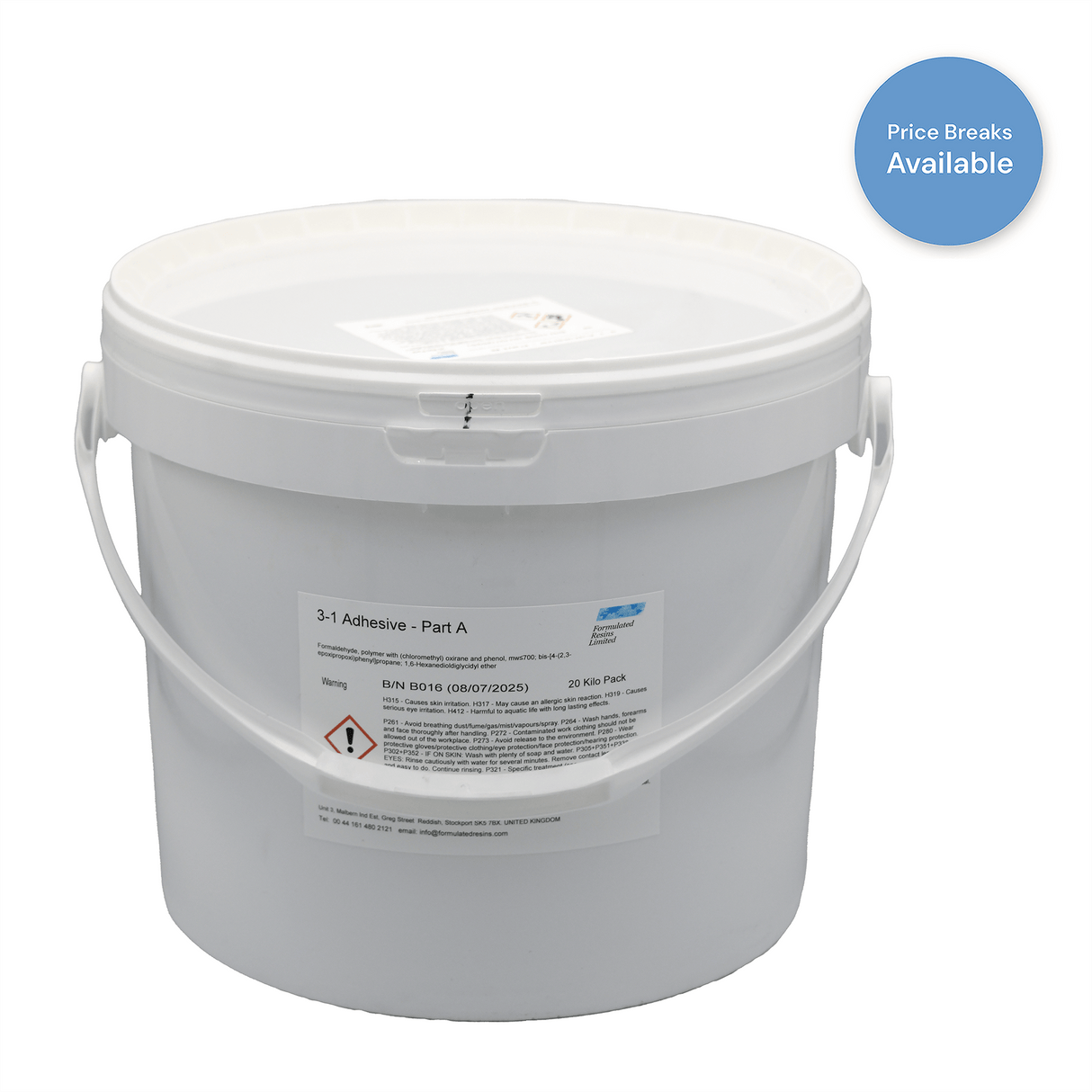 BrickFix 3:1 Brick Epoxy Adhesive 20kg (Non-BBA Approved)