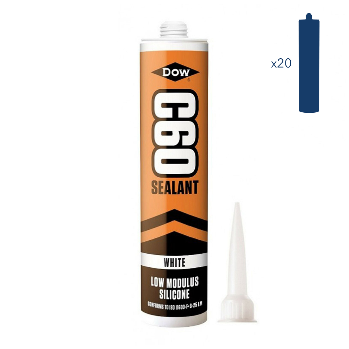 Dowsil C60 Low Modulus Sealant Grey 380ml