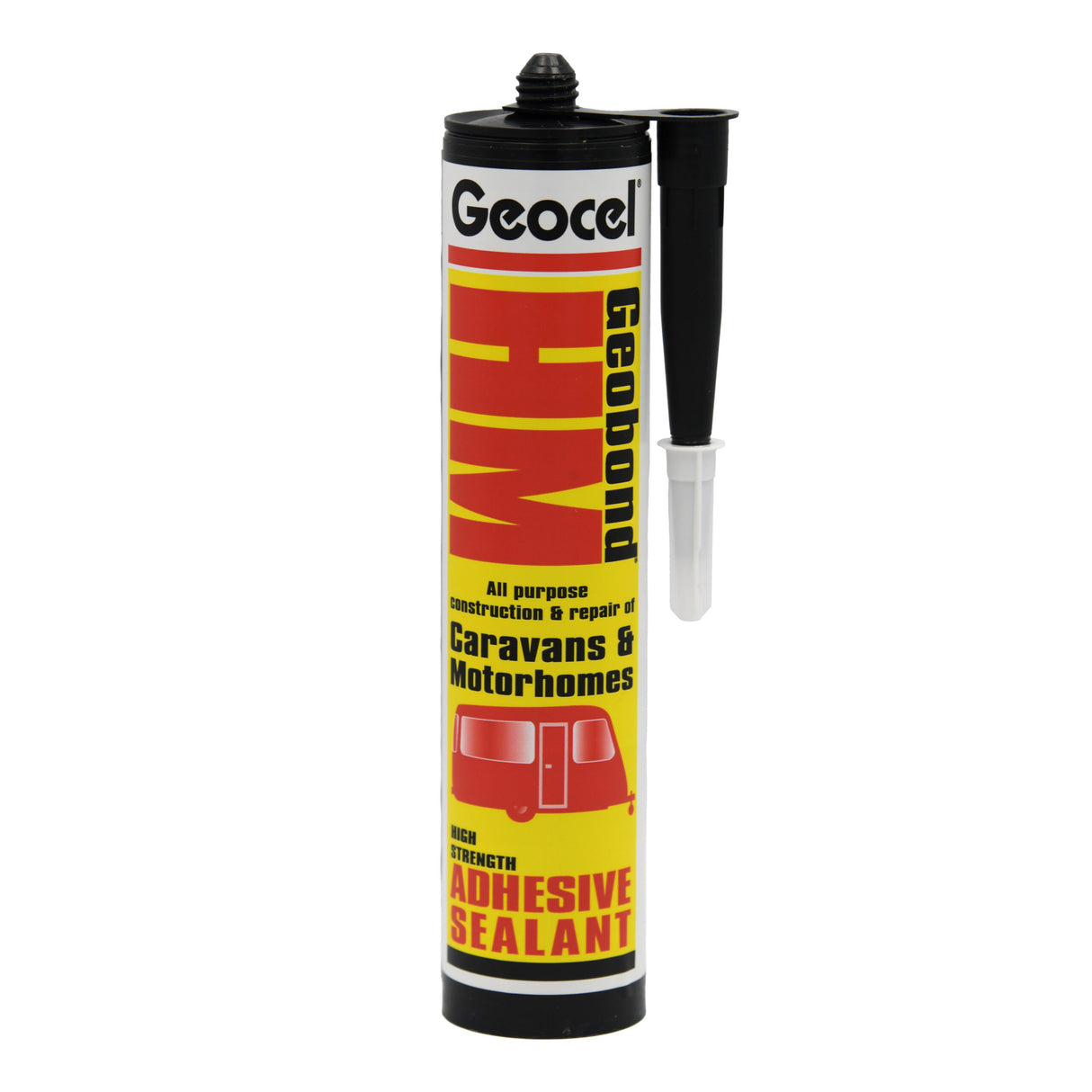 Geobond HM/High Modulus Silicone Sealant/Adhesive White 290ml