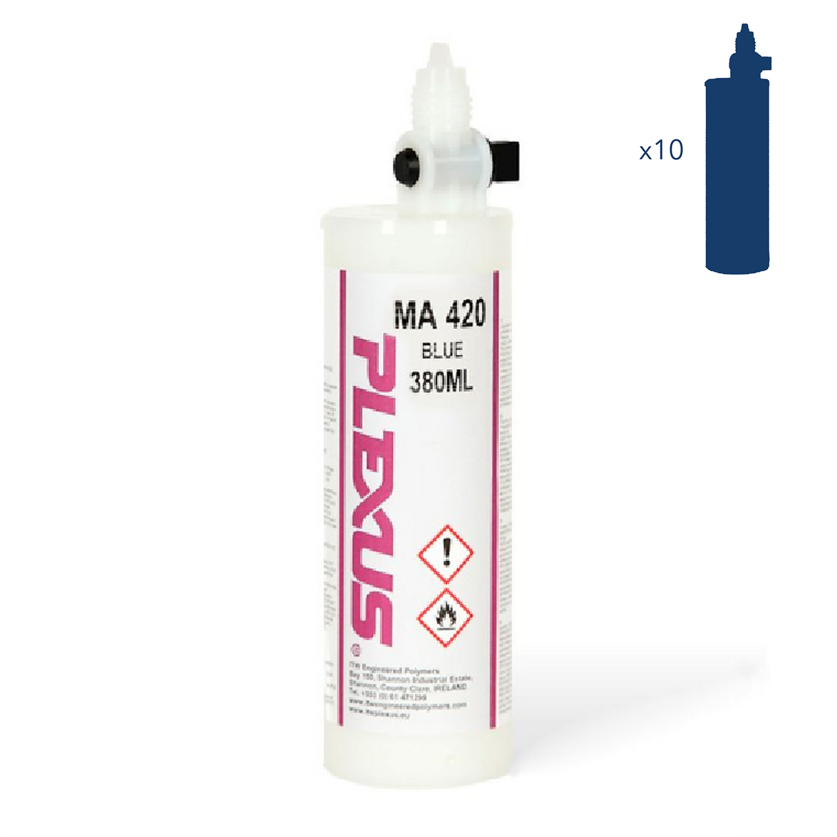 ITW Plexus MA420 Methacrylate Adhesive Blue 380ml