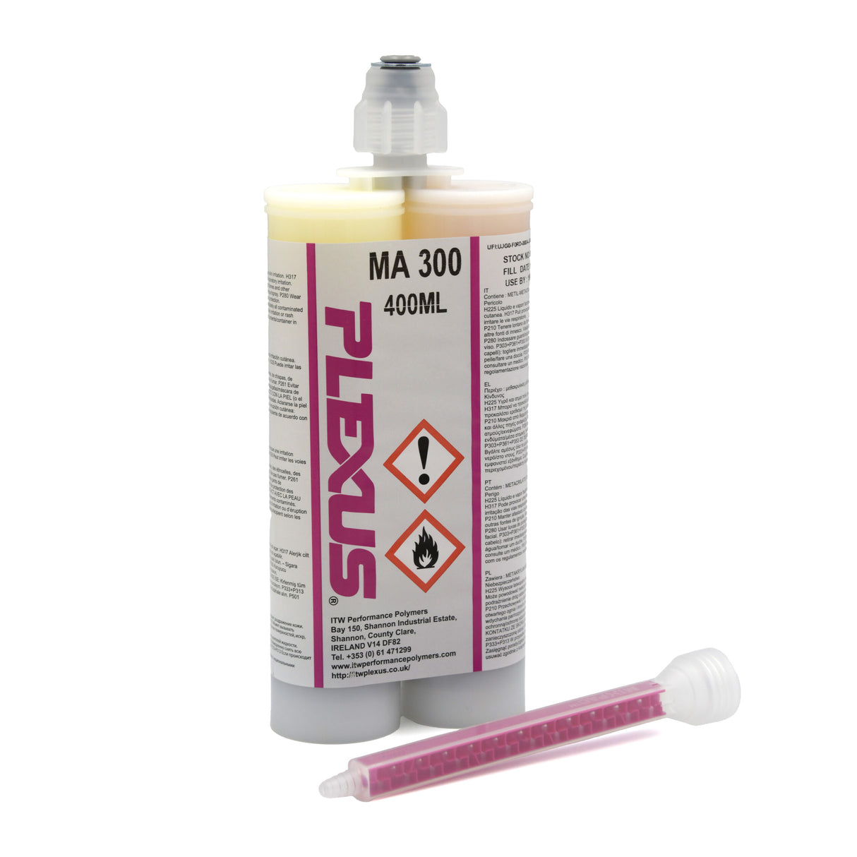 ITW Plexus MA300 Methacrylate Adhesive Cream 400ml