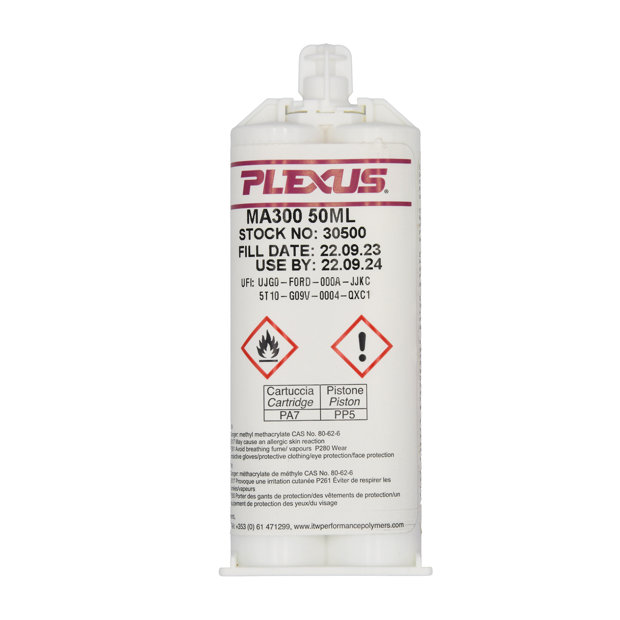 ITW Plexus MA300 Methacrylate Adhesive Cream 50ml