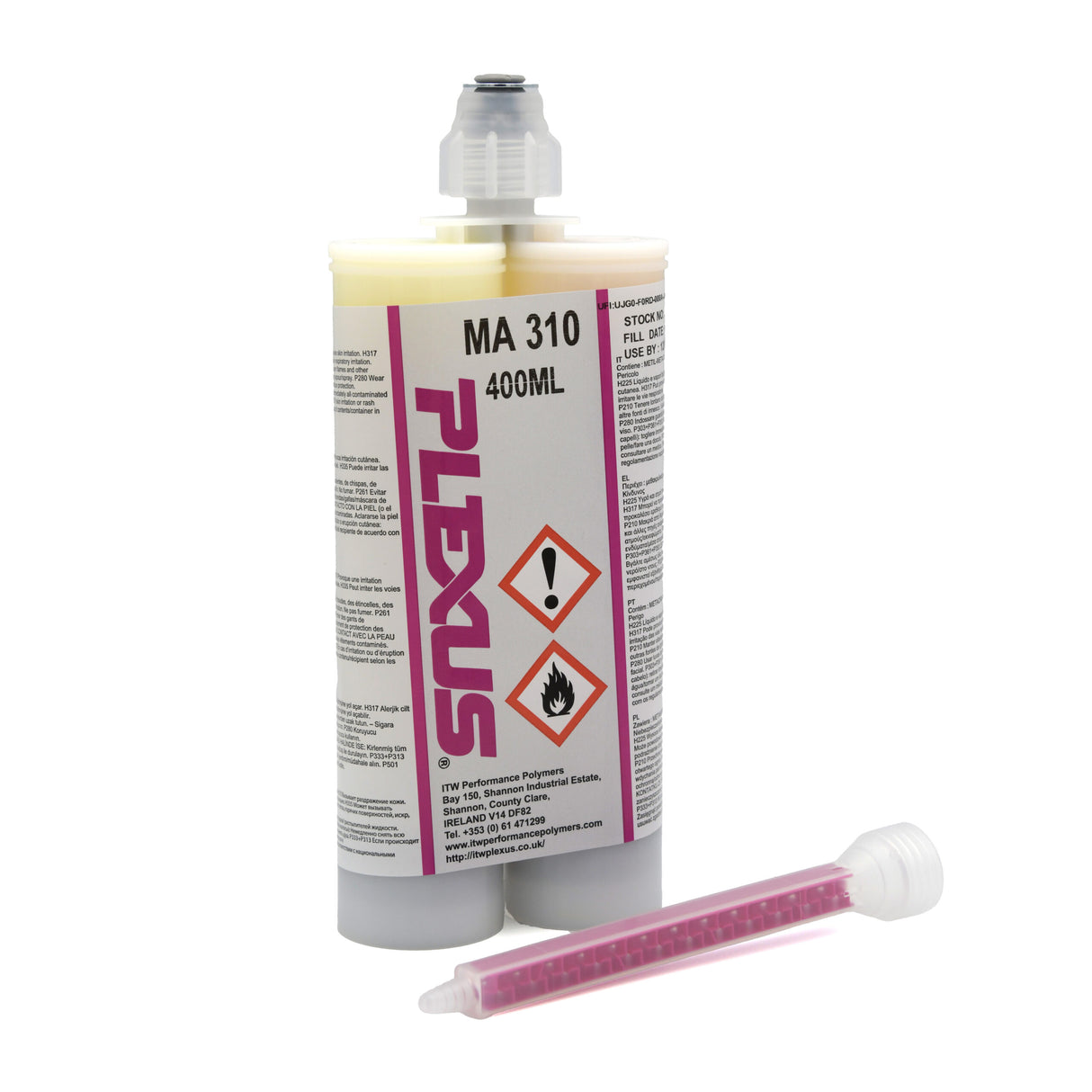 ITW Plexus MA310 Methacrylate Adhesive Cream 400ml