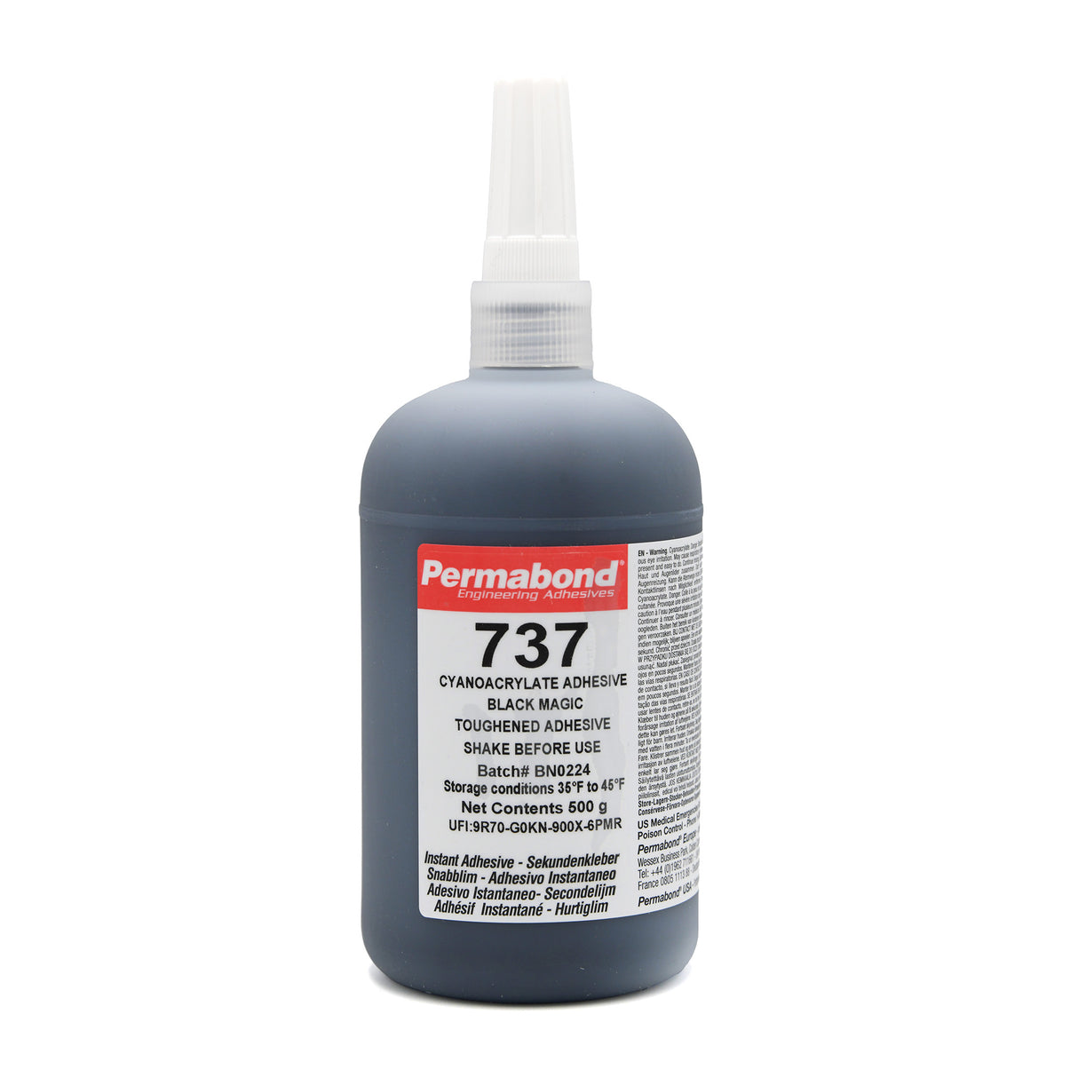 Permabond 737 Toughened Cyanoacrylate Adhesive 500g