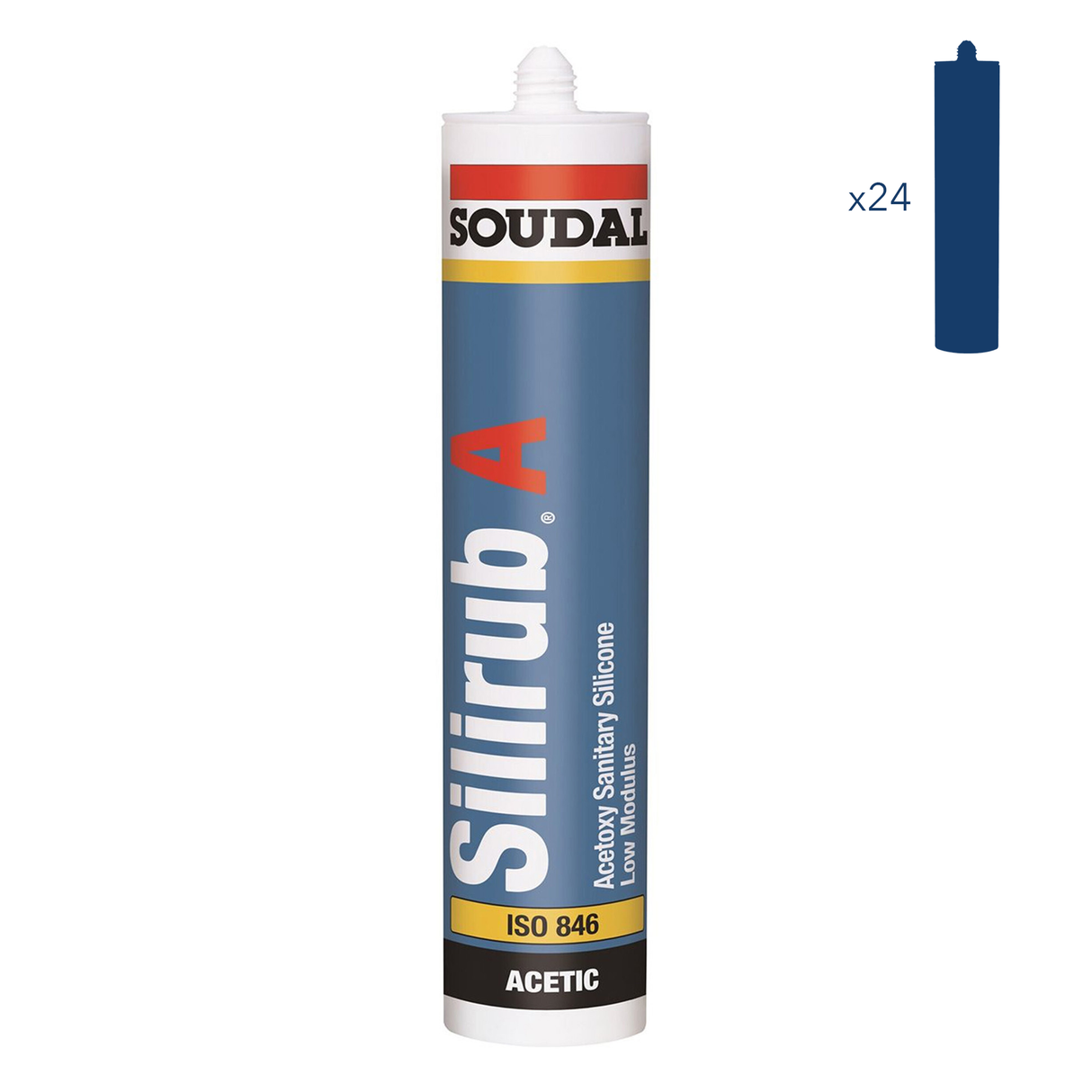 Silirub A Mould Resistant Silicone Sealant 295ml