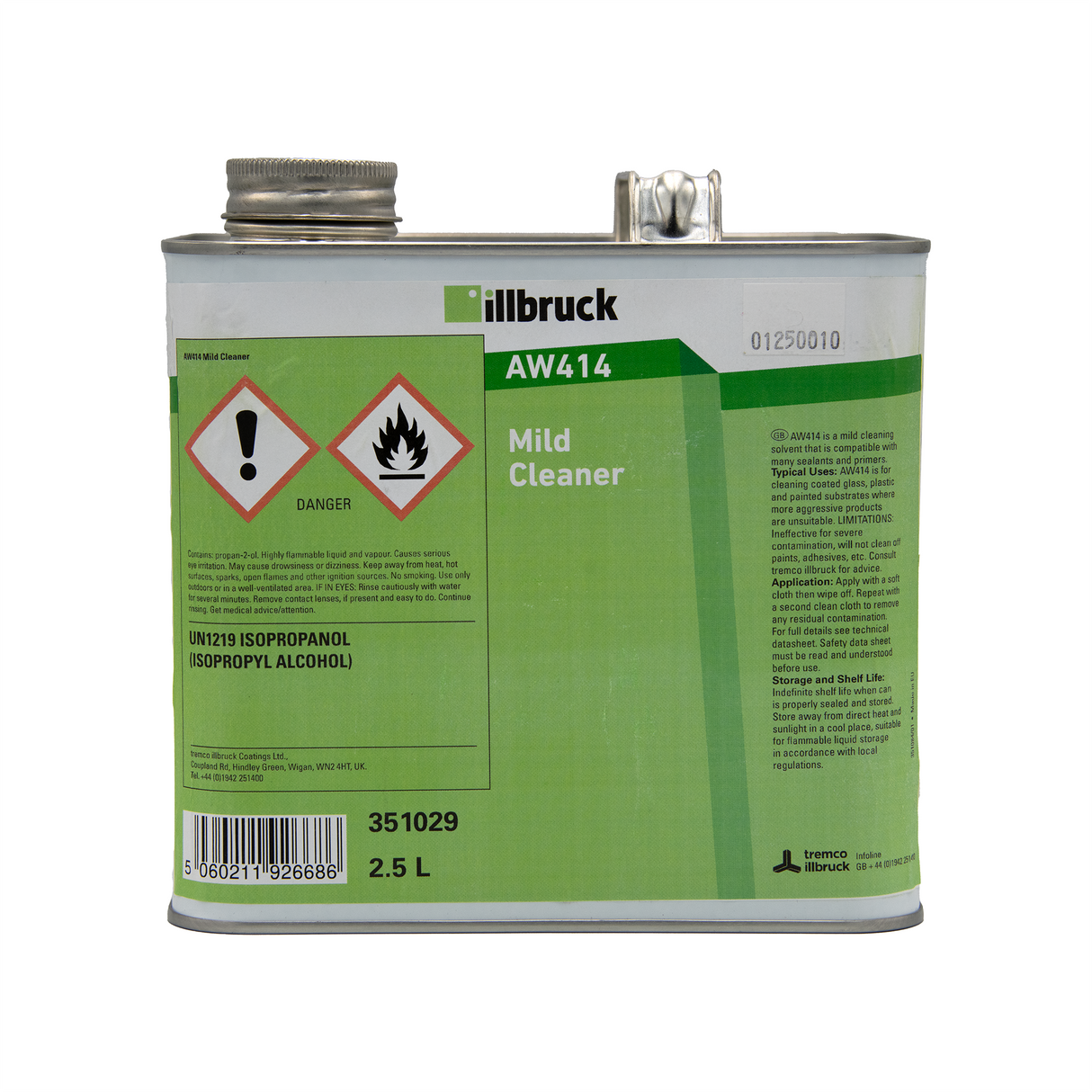 Tremco AW414 Cleaner 2.5L