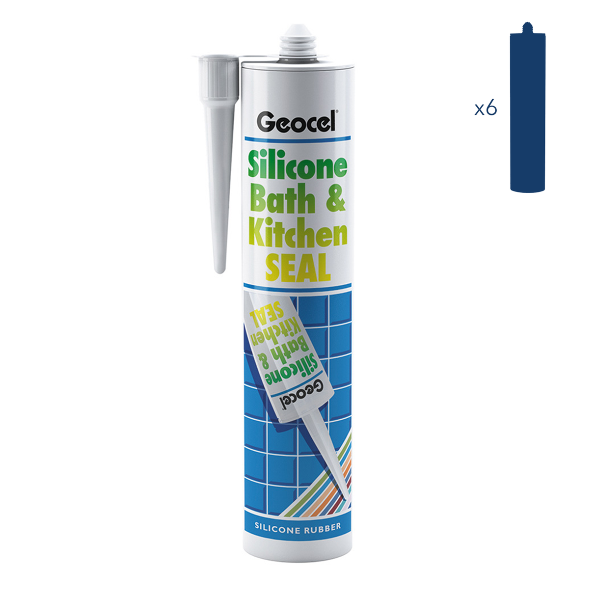 Geocel BKS (Bathroom, Kitchen Sealant) Mould Resistant 310ml