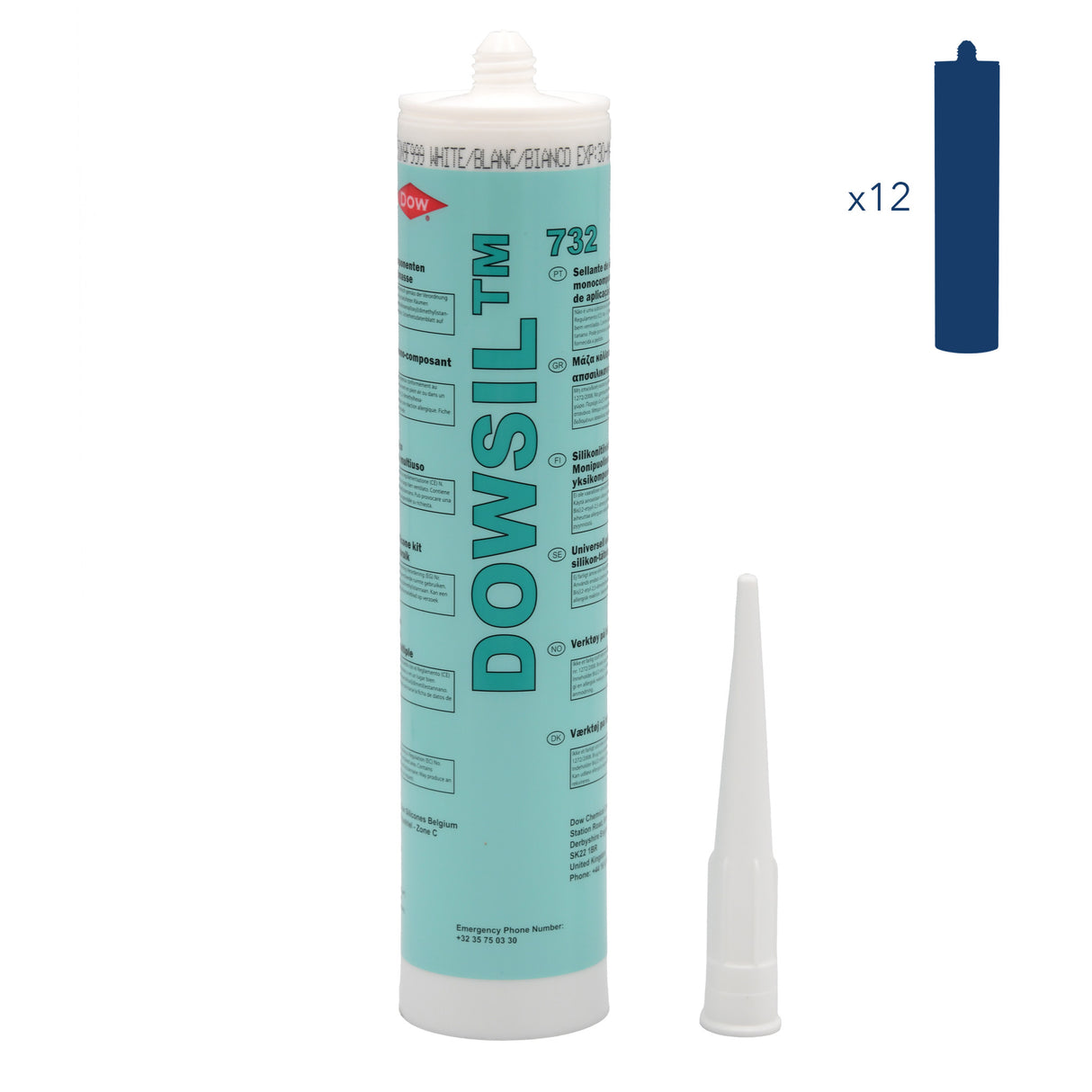 Dowsil 732 Acetoxy Cure Silicone Sealant 310ml