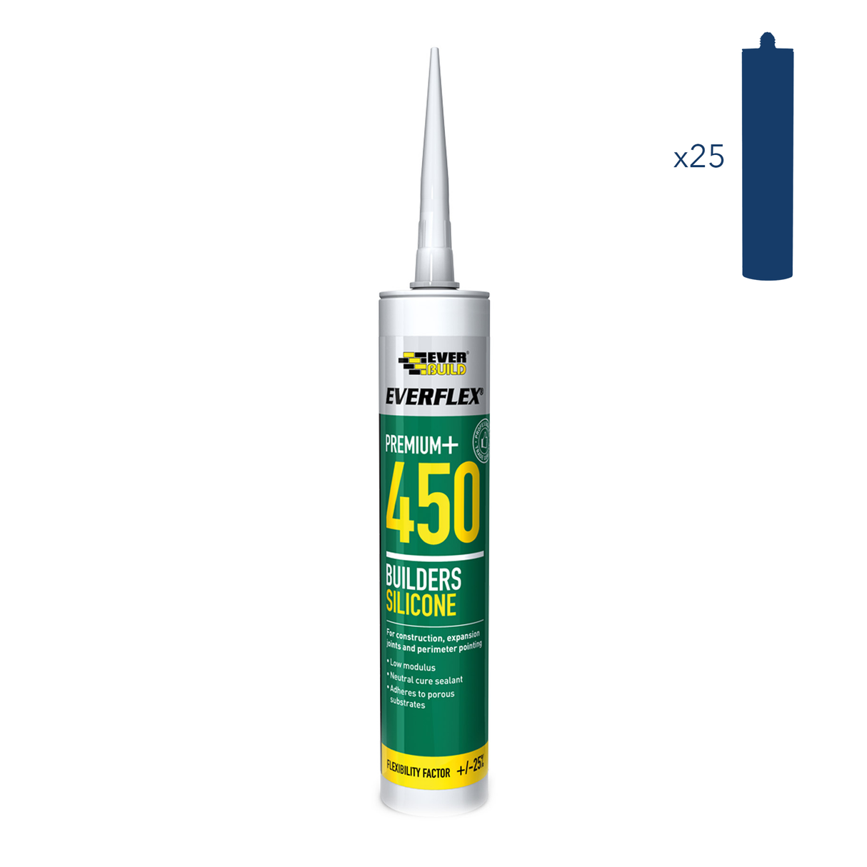 Everbuild 450 Silicone 310ml Clear