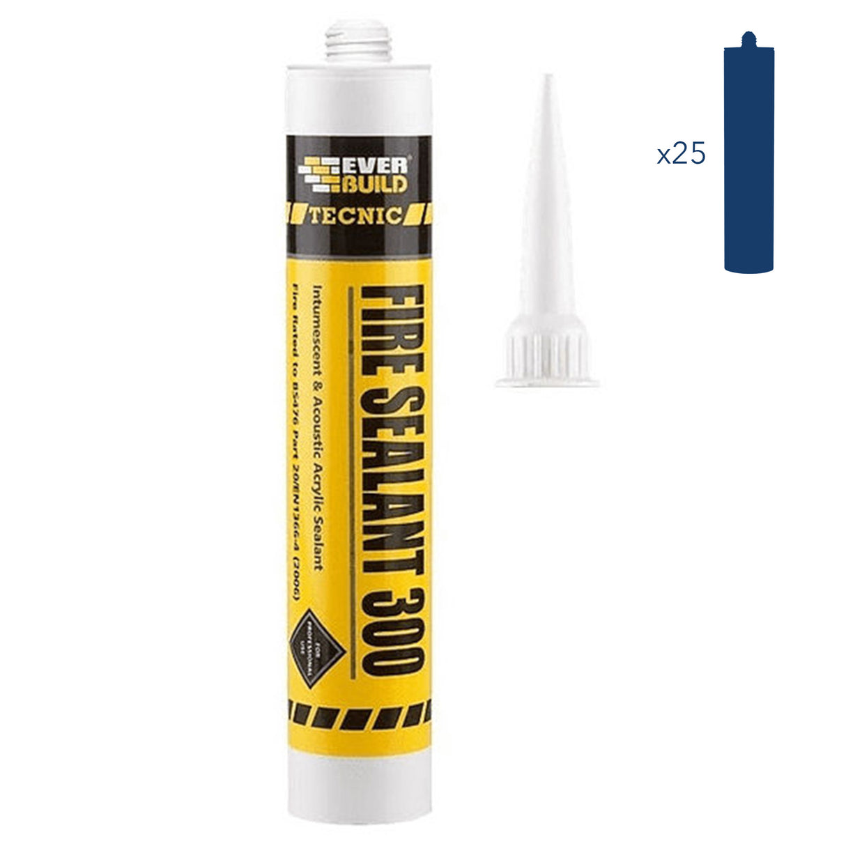 Everbuild Fire Tecnic Sealant 300 Intumescent 380ml