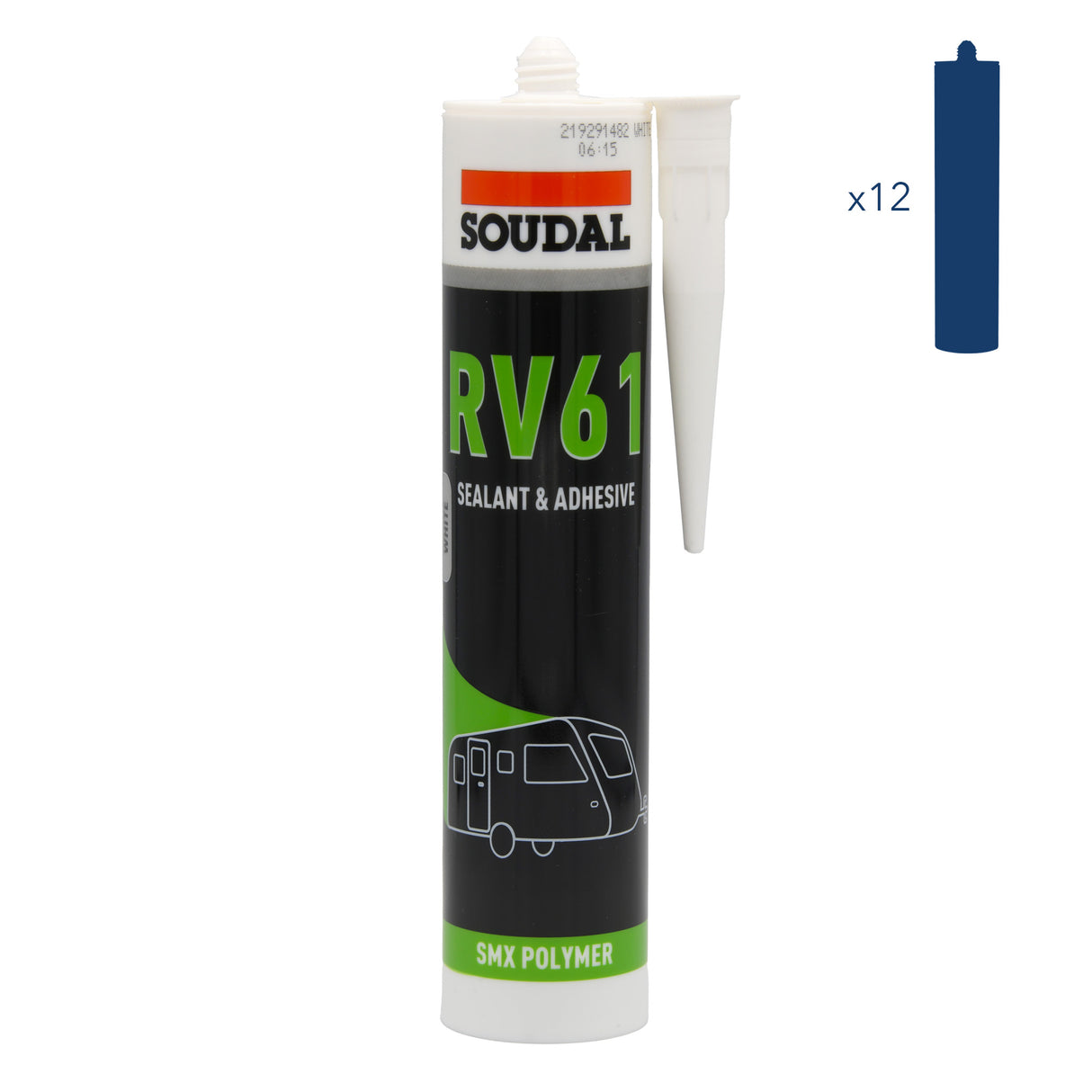 Soudal RV61 Caravan Adhesive/Sealant White 290ml